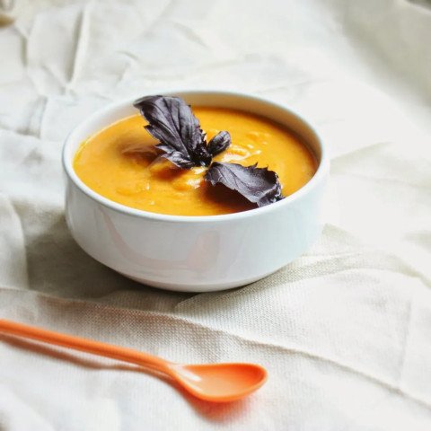 Velouté de potimaron aux marrons