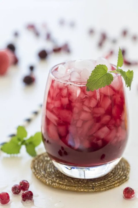 Mocktail mûres groseilles