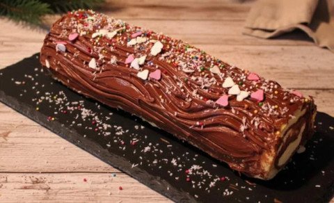 Roulé au Nutella ou bûche de Noël