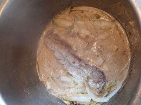 Filet mignon moelleux aux endives