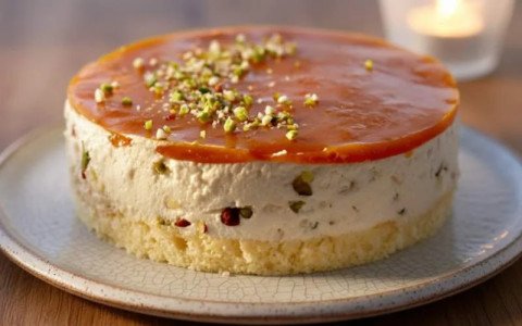 Bavarois nougat abricots