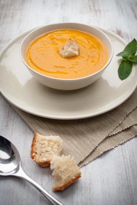 Soupe de potimarron à l'asiatique