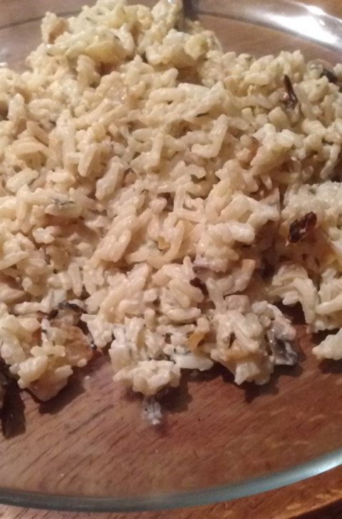 Risotto crémeux aux champignons