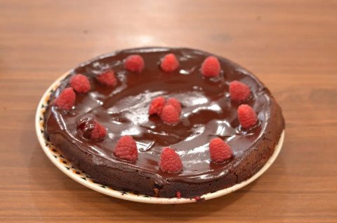 The fondant chocolat-framboise