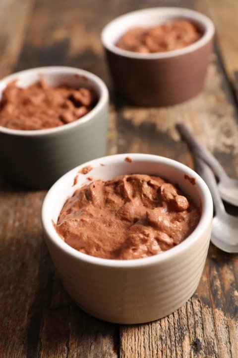 Mousse au chocolat vegan, express et facile