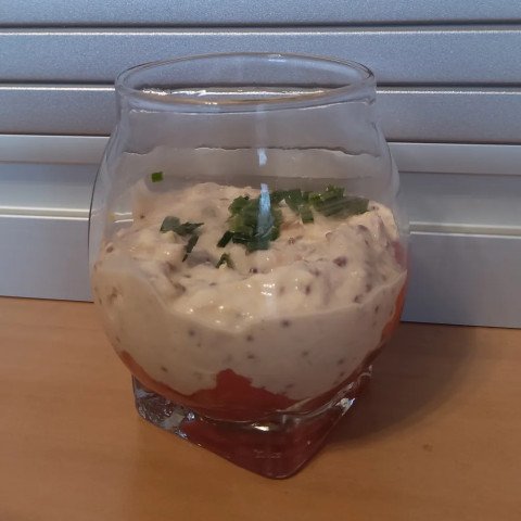 Verrines de thon au tabasco