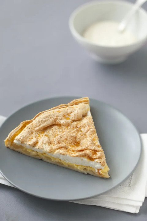 Tarte meringuée aux pommes et aux poires