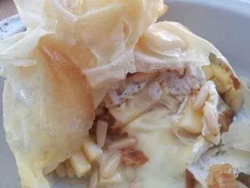 Aumonières surprises au camembert