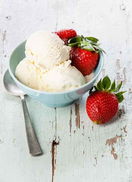 Glace aux meringues