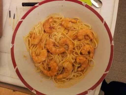 Gambas et son jus