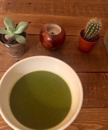 Velouté de fanes de carottes