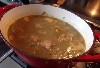 Sauté de dinde façon blanquette