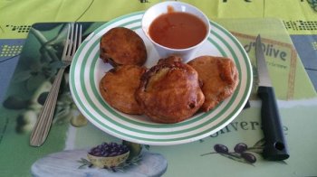 Beignets d'aubergines