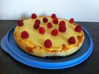 Gâteau de semoule aux abricots
