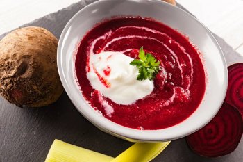 Velouté froid de betteraves au Companion