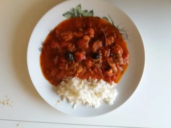 Poulpe cuisiné à la sétoise