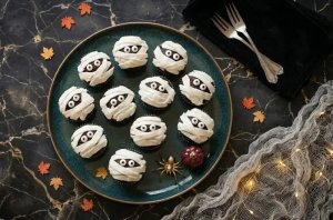 Cupcakes Momie au Chocolat – Spécial Halloween
