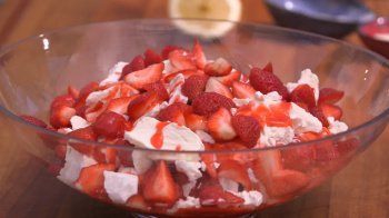 Fraises à la crème XXL par Laurent Mariotte