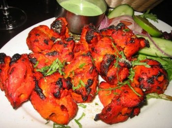 Poulet tandoori rouge