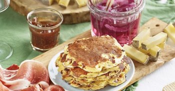 Pancakes à la Tomme de Savoie IGP