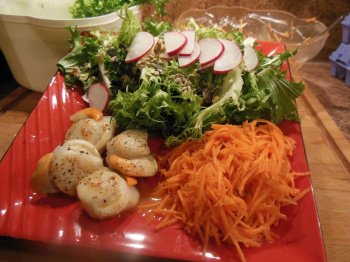 Noix de Saint-Jacques à la fleur d'oranger