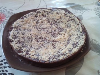 Gâteau au chocolat, amandes et noisettes