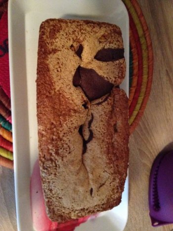 Gâteau fondant marbré