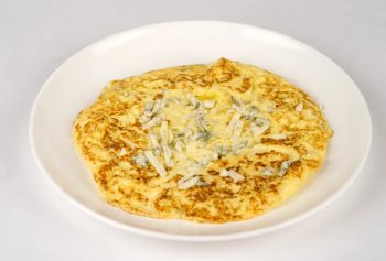 Omelette au roquefort