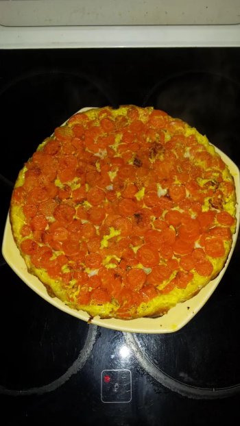 Tatin de carottes (chèvres-curry)