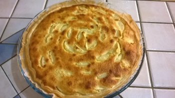 Tarte aux fruits et à la noix de coco