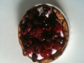 Tartelette légère aux fruits rouges