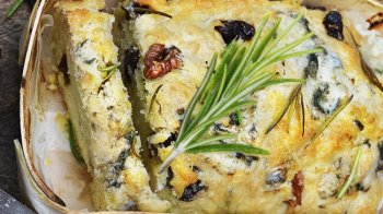 Cake complet au roquefort et aux noix