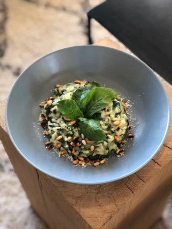 Risotto aux épinards de Juliette Delacroix