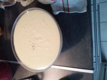 Crème de ma grand-mère au chocolat blanc