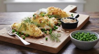 Saint Pierre en croûte de couscous