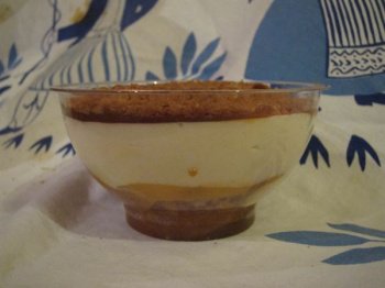 Verrines bretonnes : mousse poires caramel beurre salé