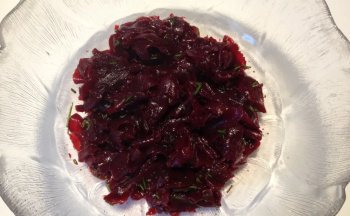 Salade de betterave à la coriandre fraîche