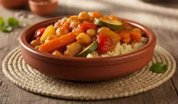 Couscous tunisien aux légumes