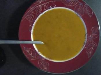 Soupe aux 3 légumes épicés