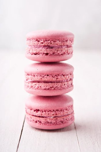 Macarons aux cerises
