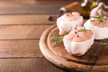 Paupiettes de veau aux raisins
