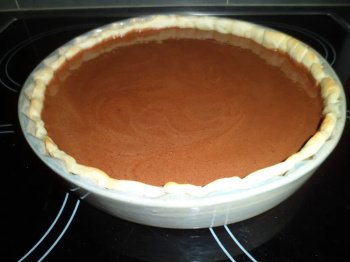 Tarte au chocolat de Lilie