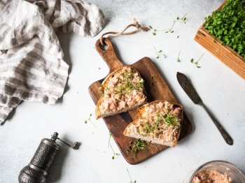Rillettes aux deux saumons et fromage frais
