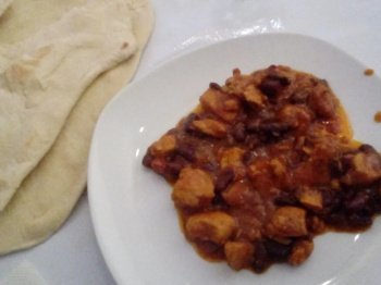 Ragoût poulet et haricots rouges