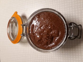 Pâte à tartiner caramel-praliné