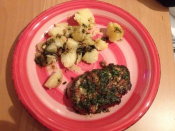 Cervelles de veau persillées