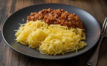 Courge spaghetti à la bolognaise au Cookeo