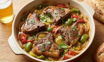Ragoût d'agneau aux légumes et à la bière