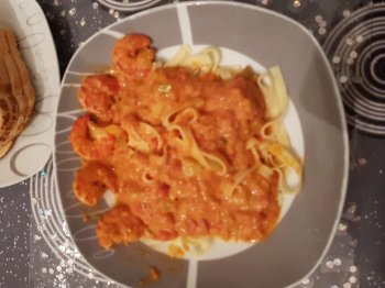 Scampis à l'indienne