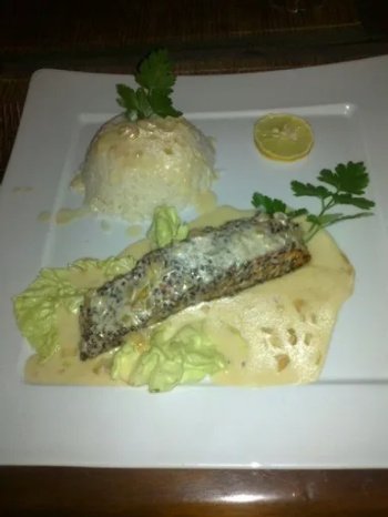 pavés de saumon au poivre